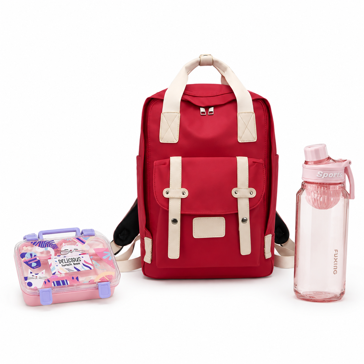 Classic Commuter Backpack Complete School Day Bundle