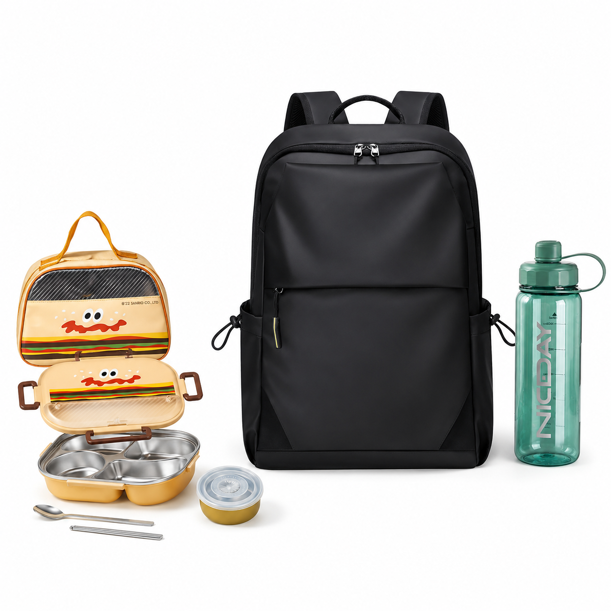 Midnight Essential Backpack Complete School Day Bundle