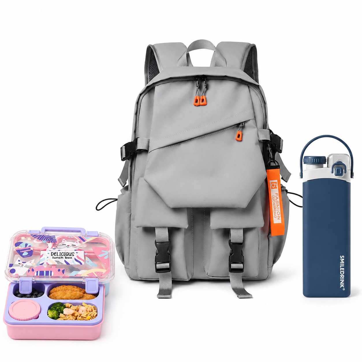 Large Capacity Backpack Complete School Day Bundle