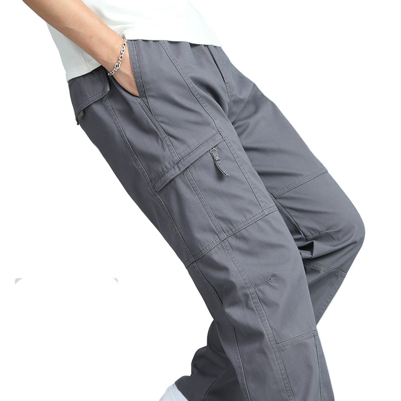 Utility Straight-Leg Trousers