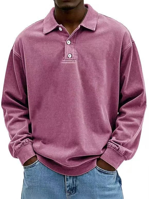 Long-sleeve polo shirt