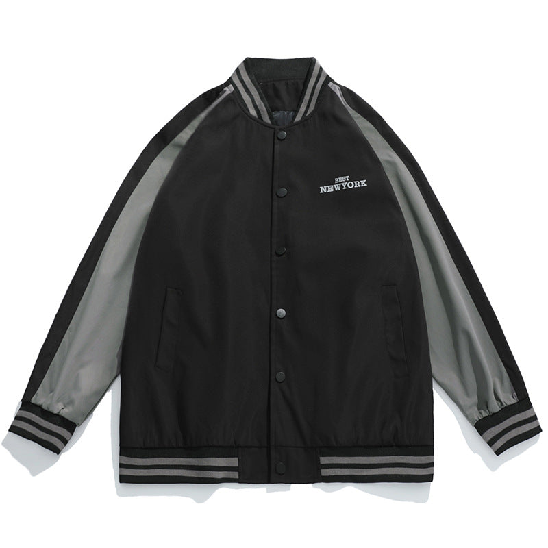 Hanlu Japanese Baseball Jersey Casual Jacket