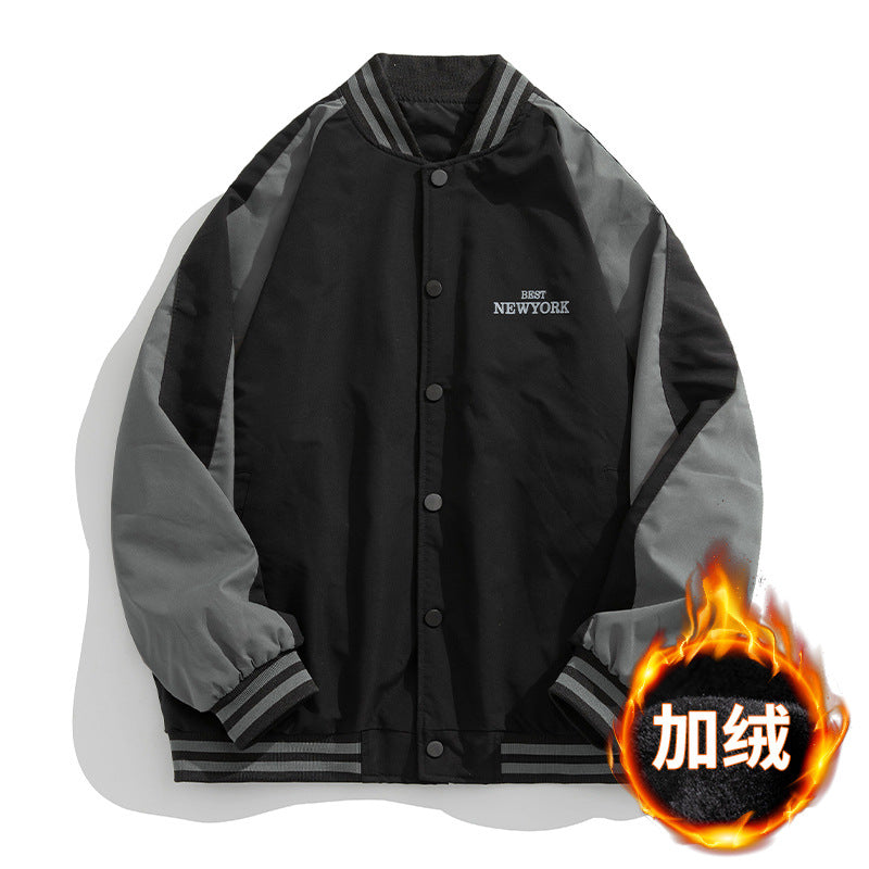 Hanlu Japanese Baseball Jersey Casual Jacket