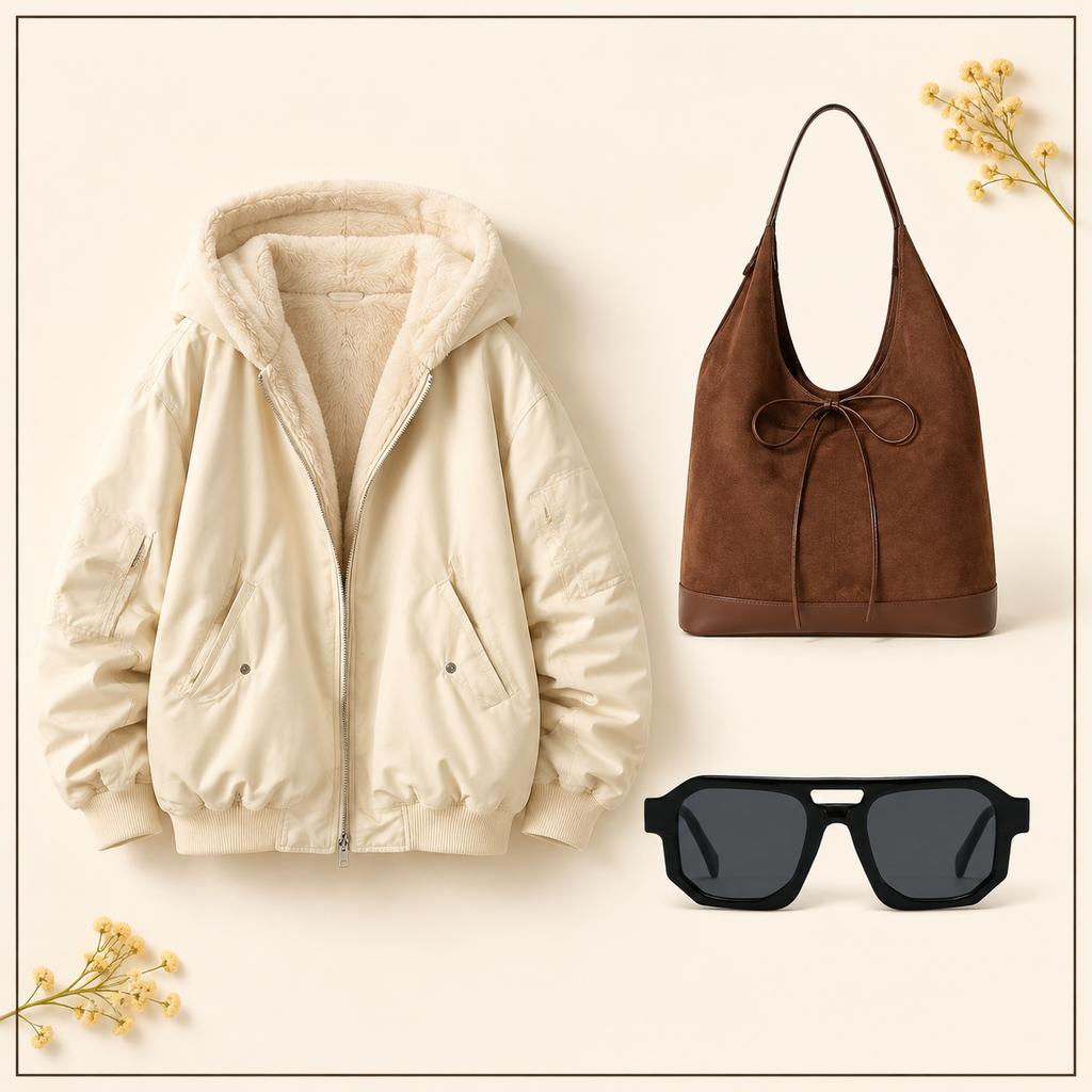 The Cream Reversible Women’s Bundle — all three included items