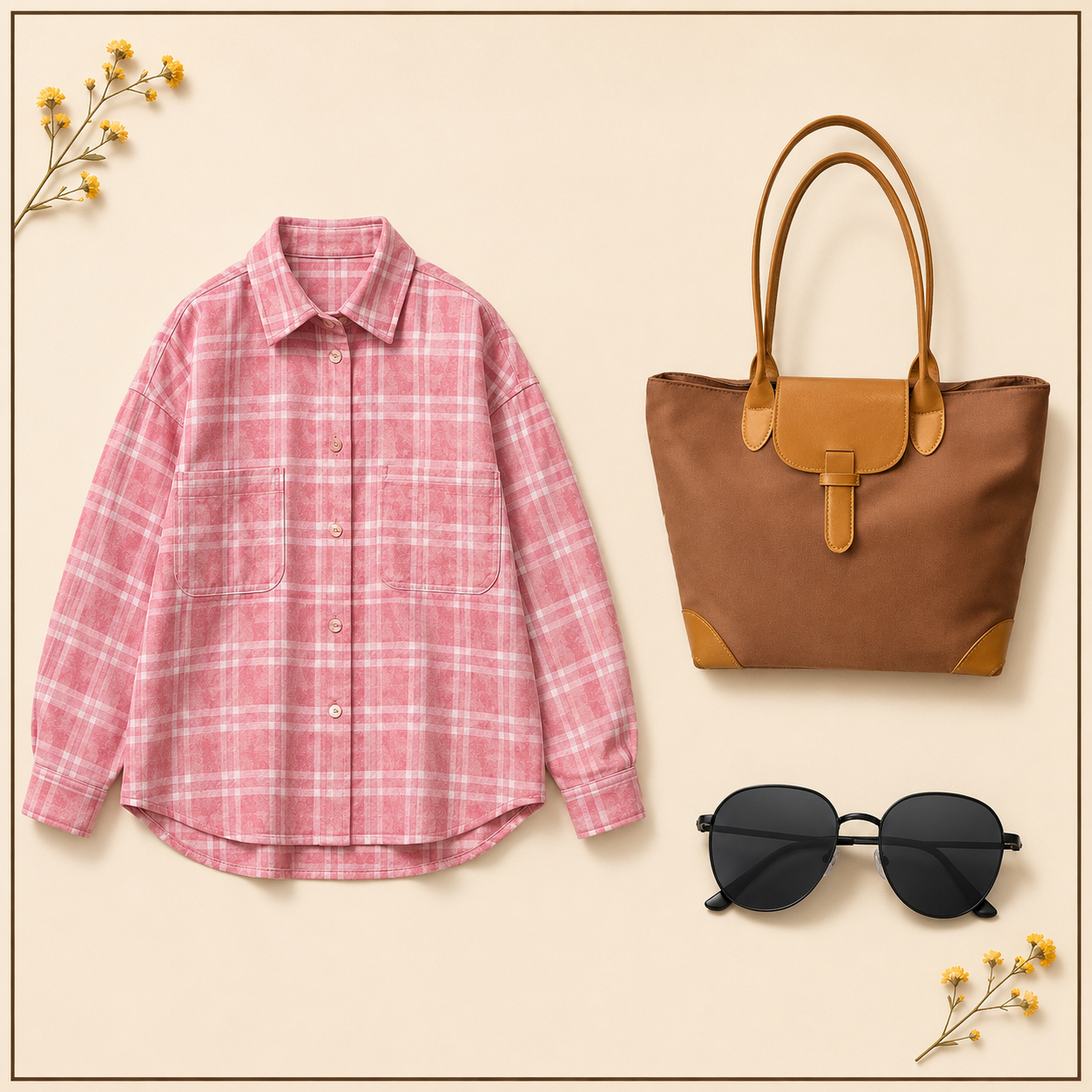The Pink Plaid Women’s Bundle — all three included items