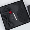 Black dark strip hand-tied J39 clip five-piece gift box
