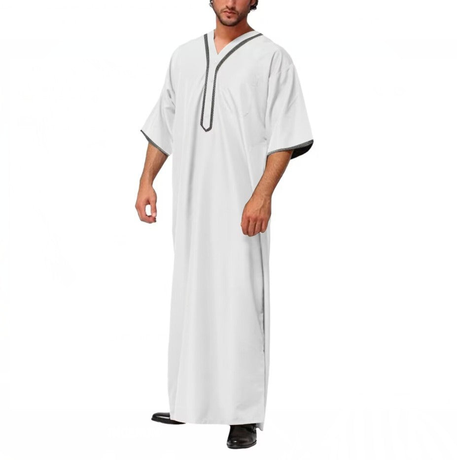 Premium Men's Button-Up Robe