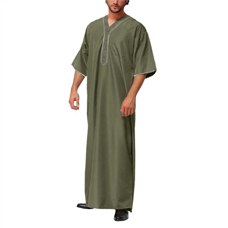 Premium Men's Button-Up Robe