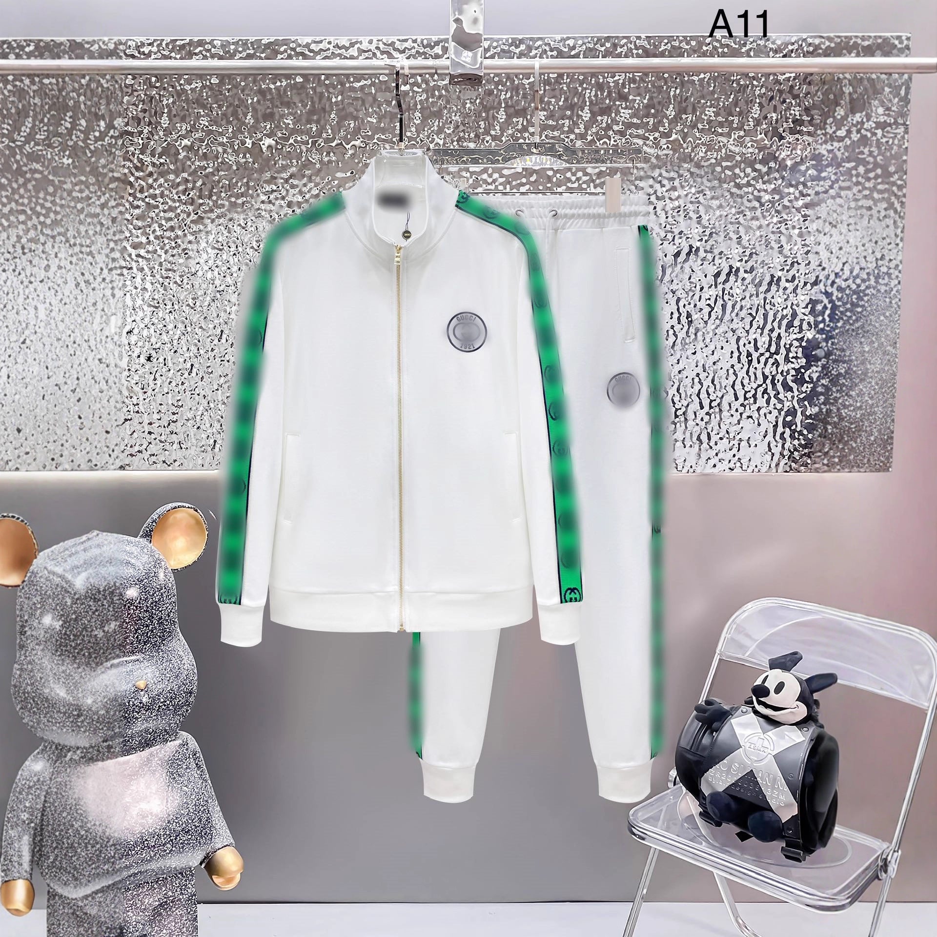 casual and versatile long-sleeved men's and women's P sweatshirt sweatshirt and sweatshirt suit