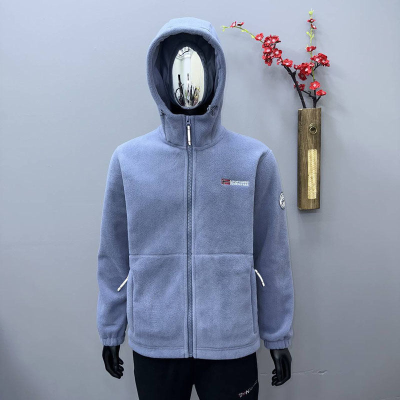 Norway Men's Cold Weather Double-Sided Fleece Jacket