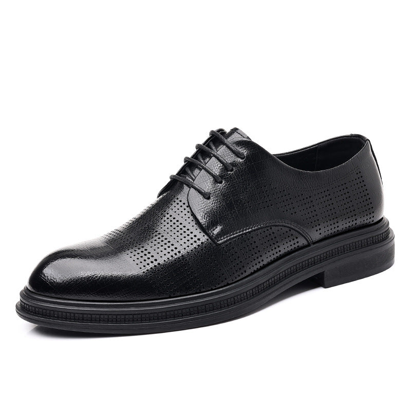 Oxford Shoes For Man Lace Up Hollow out Derby Shoes