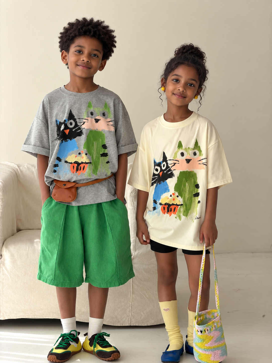 Kids' Cartoon-Print T-Shirt