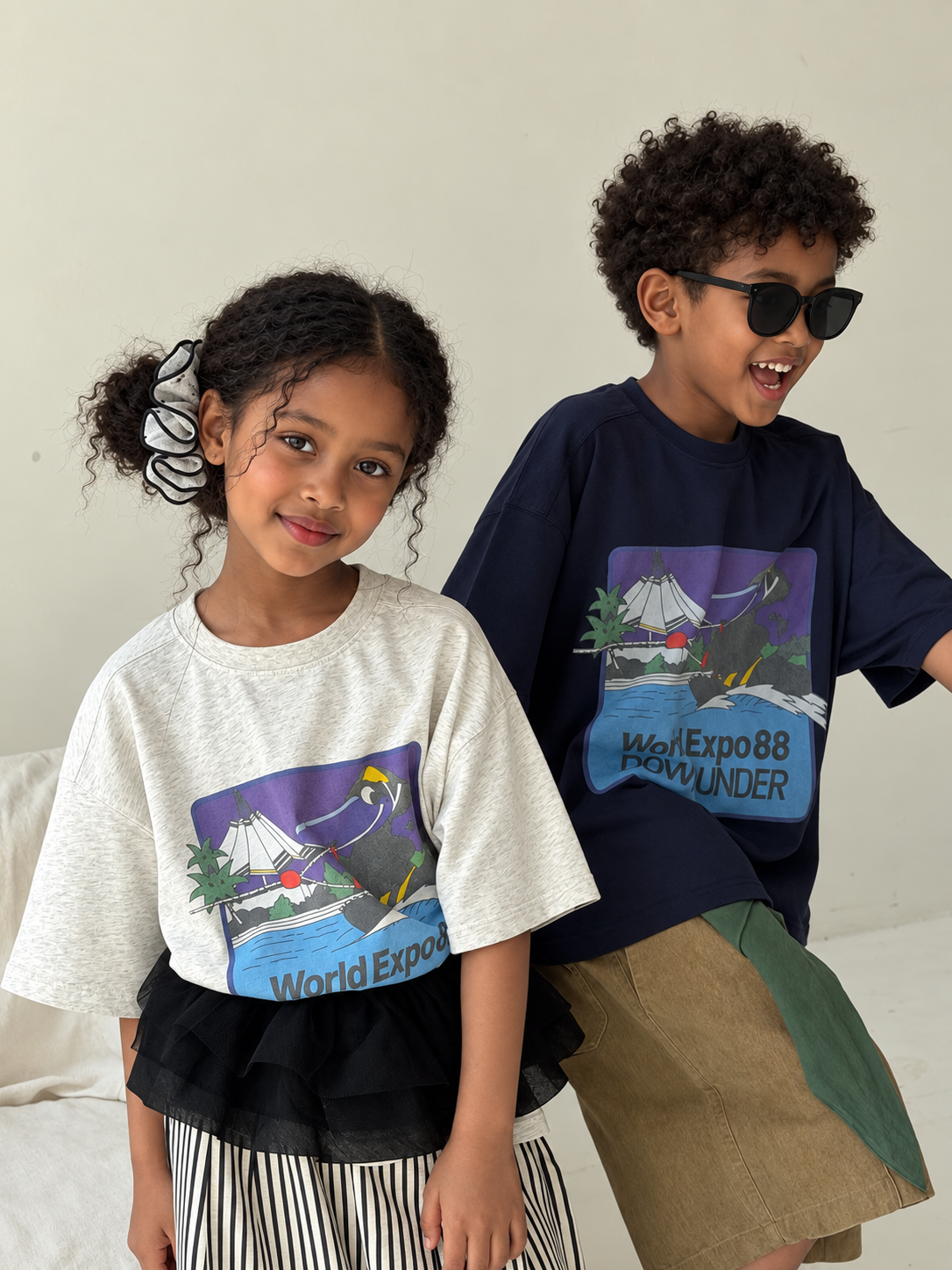 Kids' Cartoon Letter T-Shirt