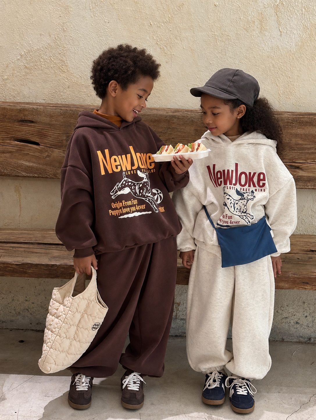 Kids' Fleece-Lined Hoodie and Pants Set