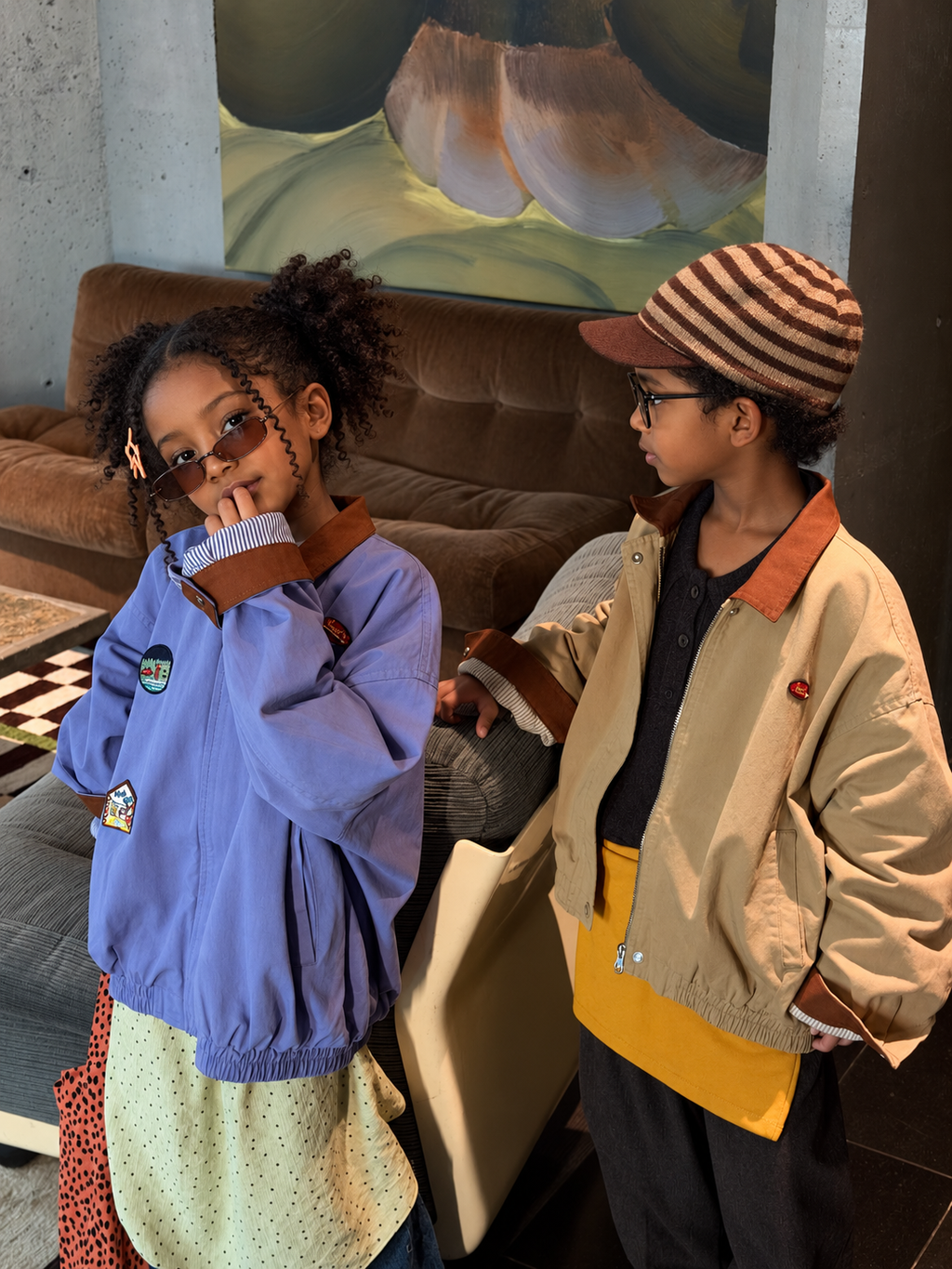 Kids' Color-Block Zip Jacket