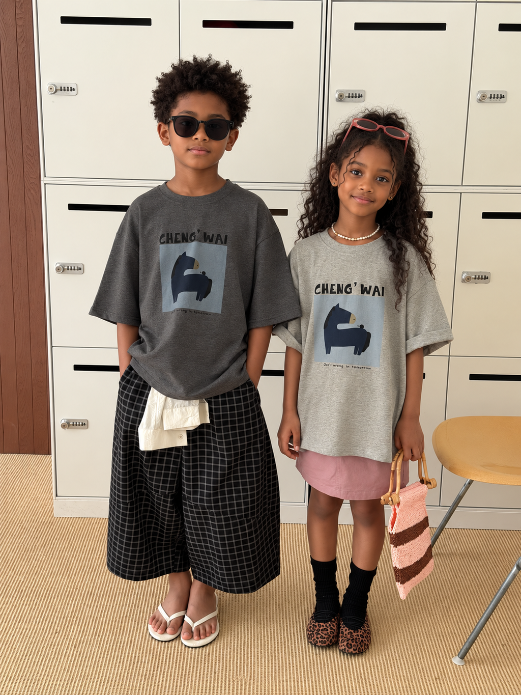 Kids' Pony Letter T-Shirt