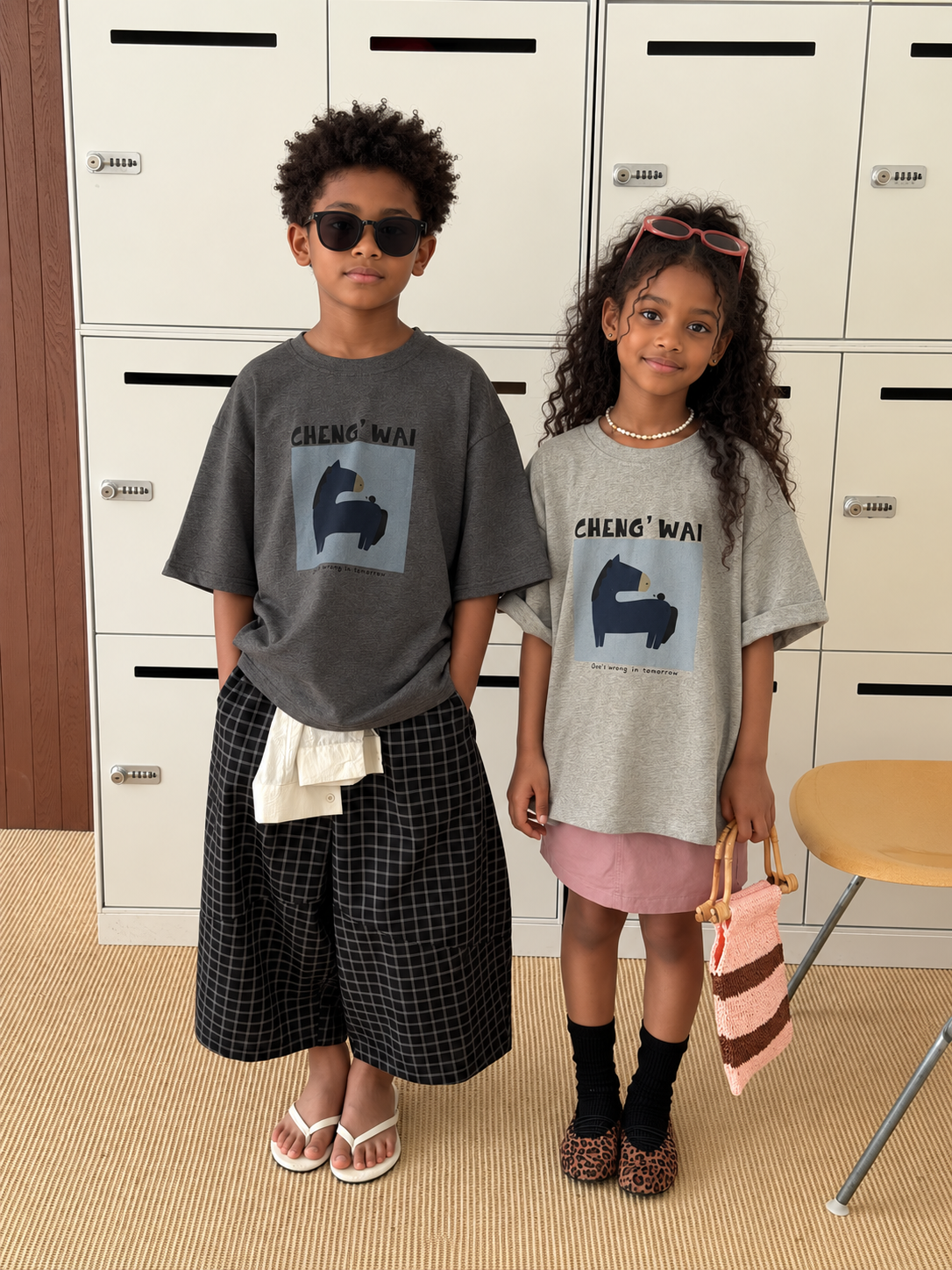 Kids' Pony Letter T-Shirt